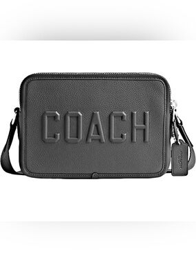 COACH Charter Crossbody 24 | Graphic Logo | Charcoal | NWT | Original Packaging